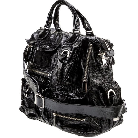 Cynthia Rowley Patent leather handle bag, NO STRAP I can’t seem to find it. - Picture 2 of 6